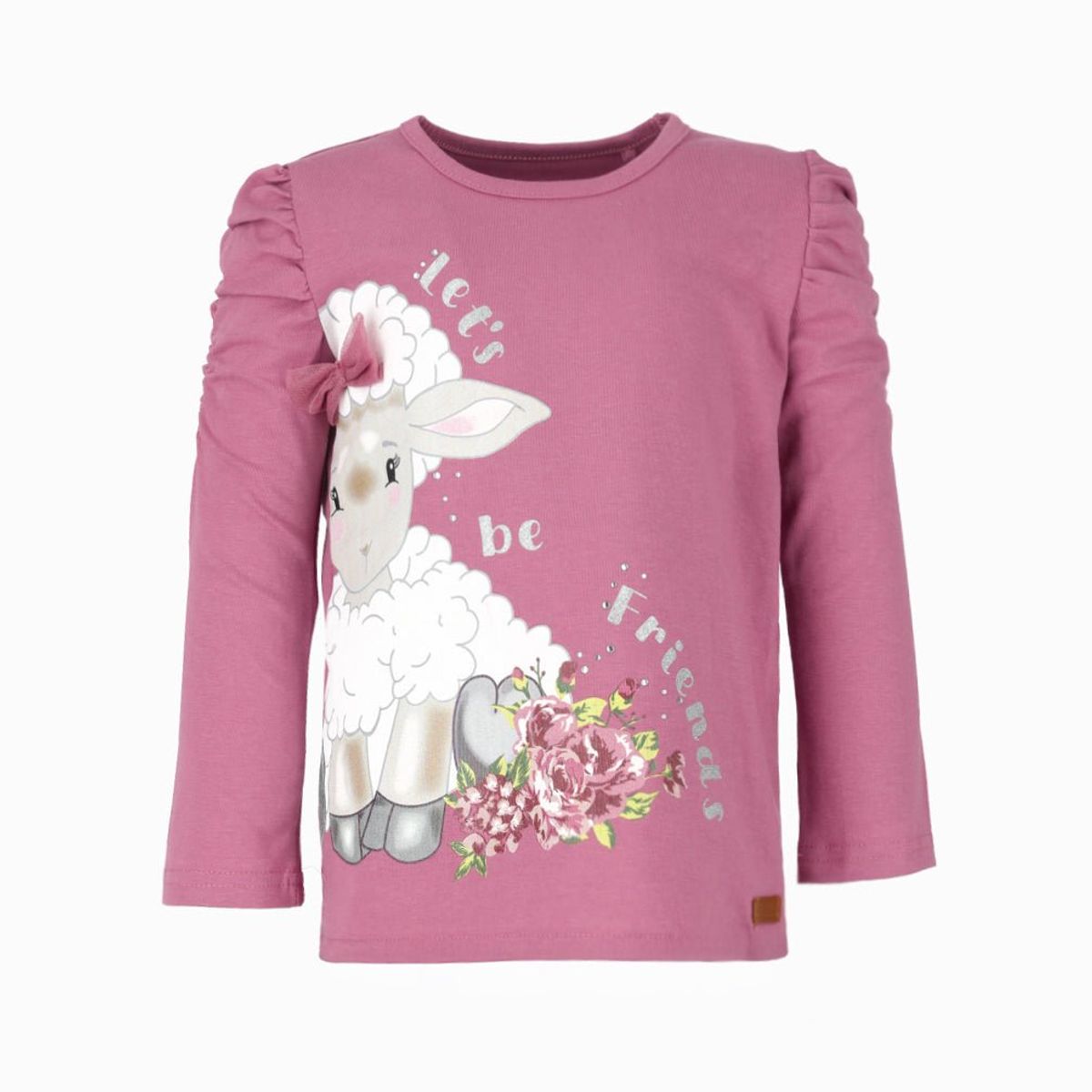 LIMONADA - Polera niña con oveja burdeo Limonada