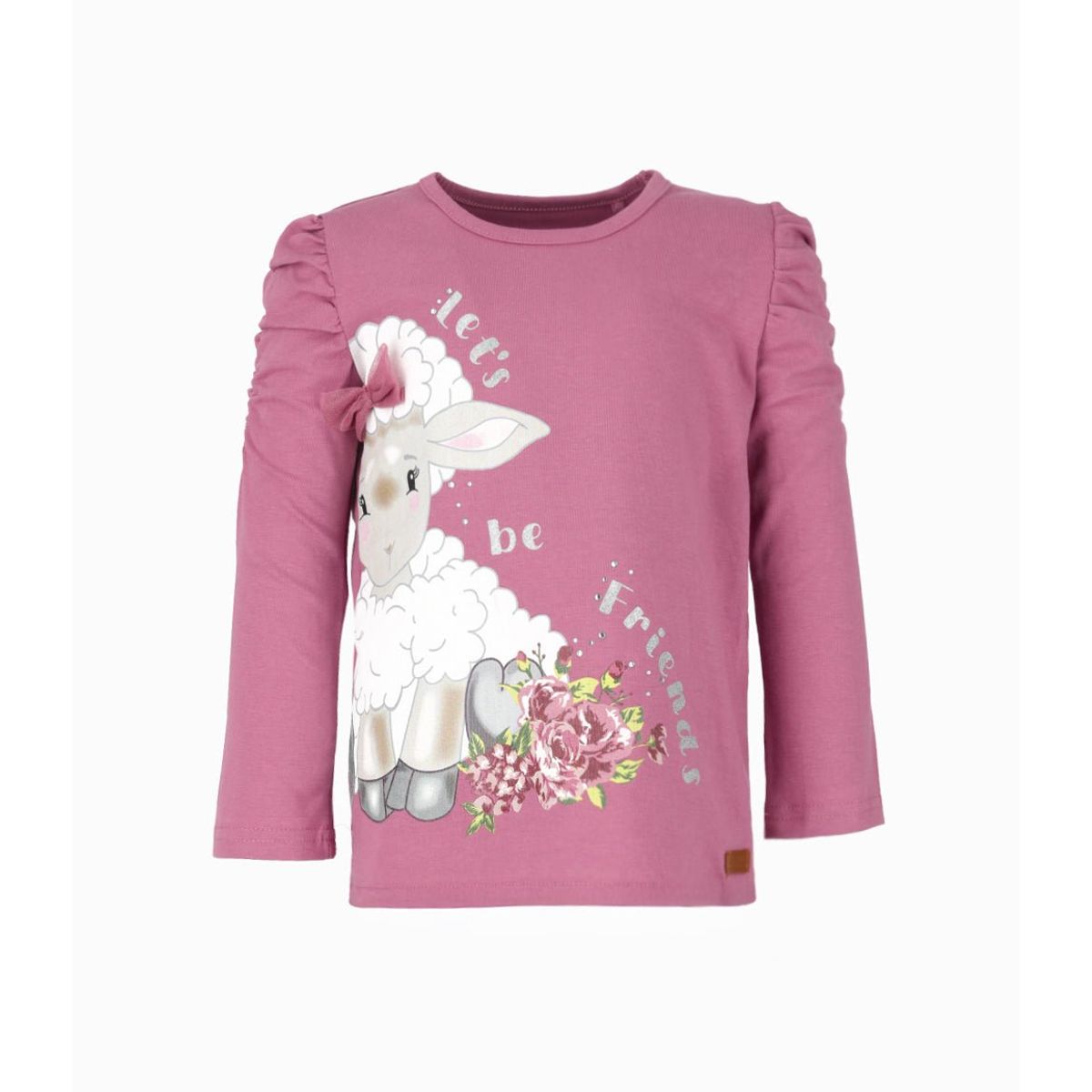 LIMONADA - Polera niña con oveja burdeo Limonada