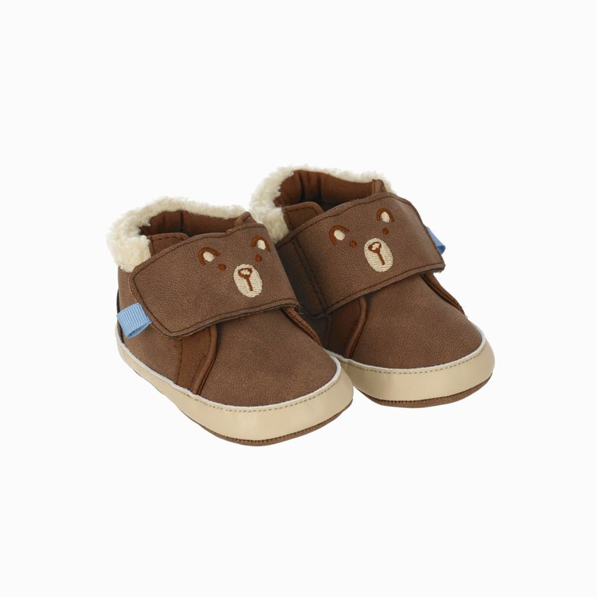 4KIDS - Botín recién nacido con velcro beige 4 Kids