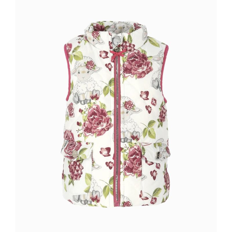 LIMONADA - Parka niña sin mangas blanco Limonada