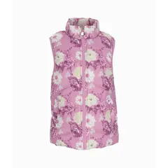LIMONADA - Parka niña con flores palo rosa