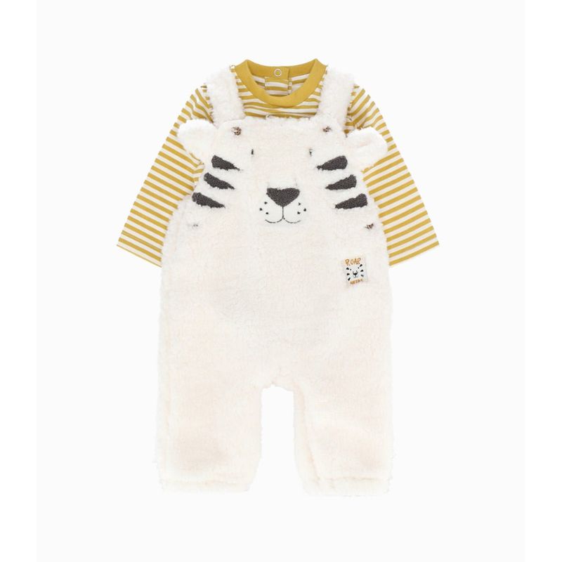 4KIDS - Jardinera recién nacido tigre blanco 4 Kids