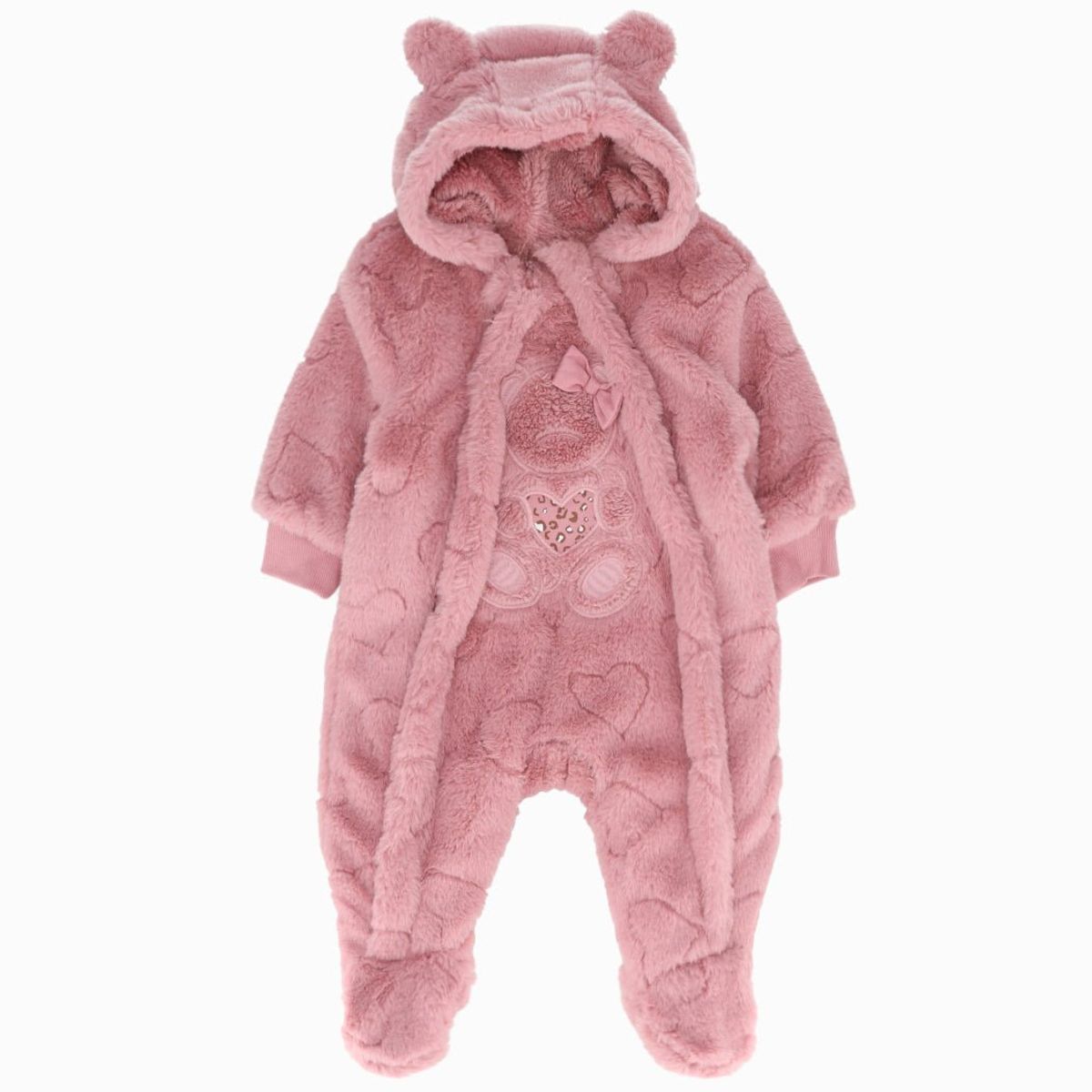 LIMONADA - Saquito recién nacida con osito palo rosa Limonada