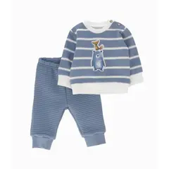 4KIDS - Buzo recién nacido con animales celeste 4 Kids