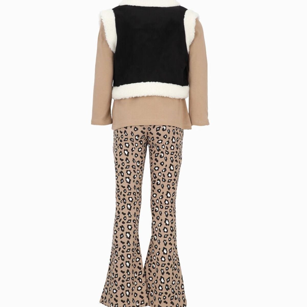 LIMONADA - Conjunto niña animal print beige Limonada