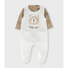 4KIDS - Jardinera recién nacido con oso blanco 4 Kids