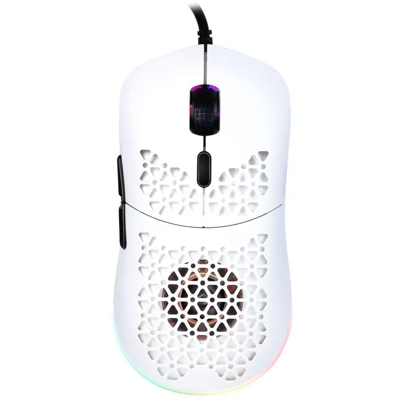 ONIKUMA - Mouse Gamer Onikuma Cw911 Óptico Rgb Ventilación Blanco