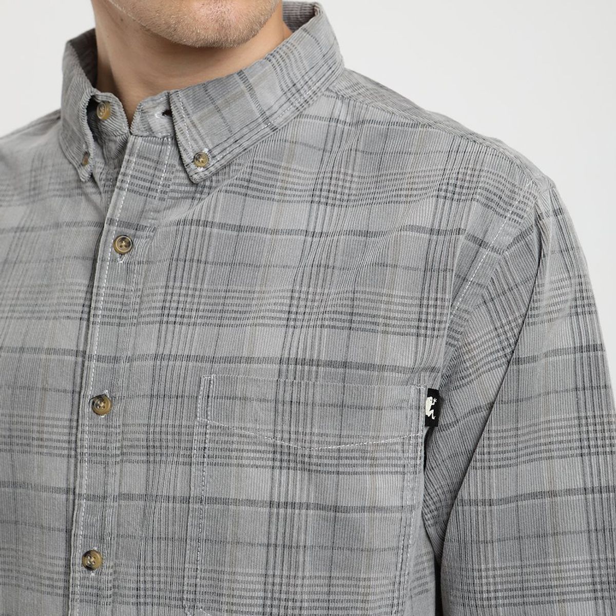 FROENS - Camisa  Manga Larga Corduroy Yarn Froens Hombre