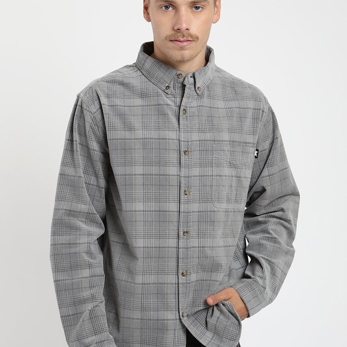 FROENS - Camisa  Manga Larga Corduroy Yarn Froens Hombre