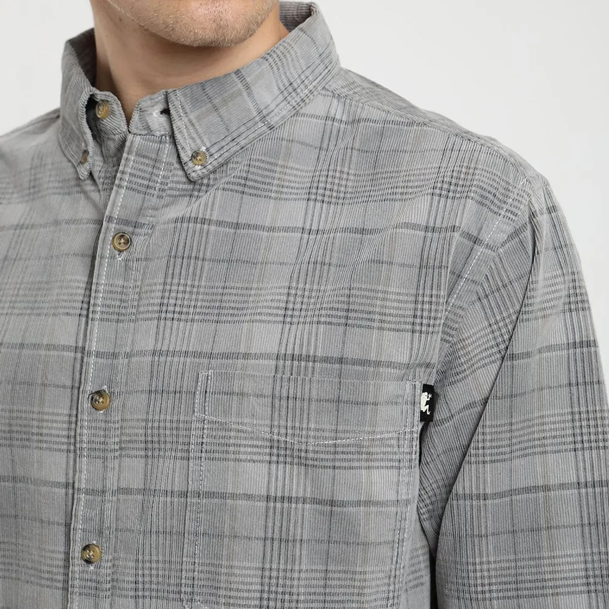 FROENS - Camisa  Manga Larga Corduroy Yarn Froens Hombre