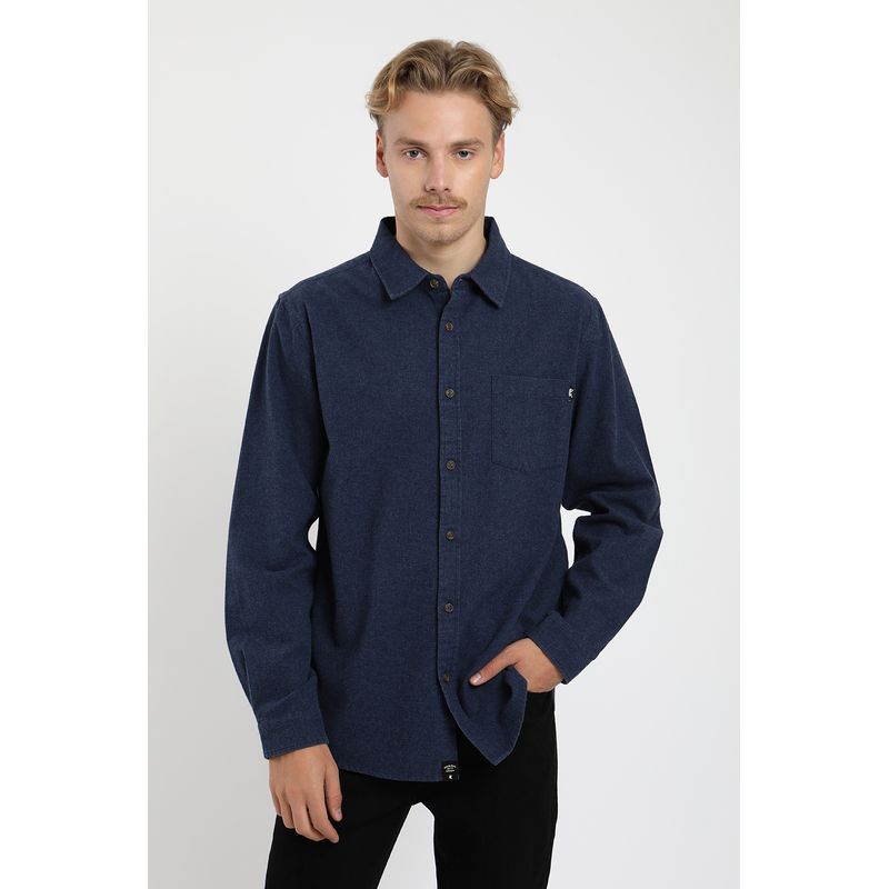 FROENS - Camisa  Manga Larga Franela Froens Hombre