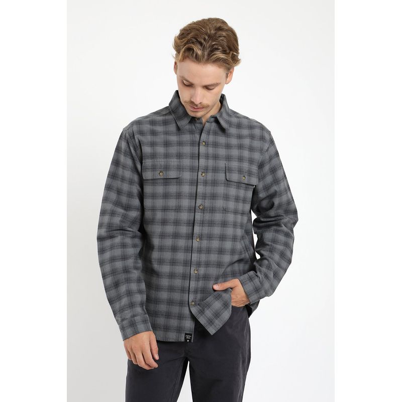 FROENS - Camisa  Manga Larga Franela Yarn Froens Hombre