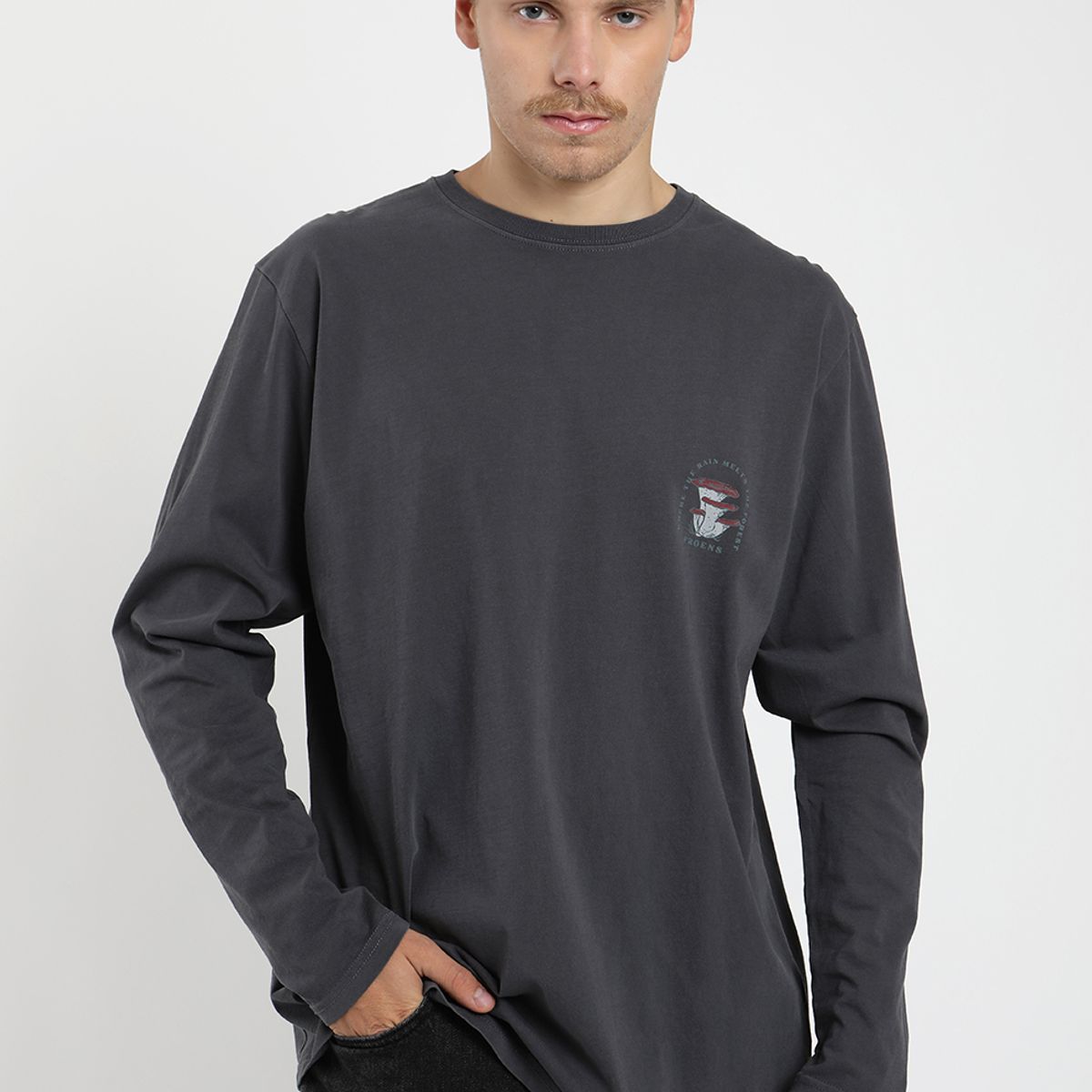 FROENS - Polera manga  larga Hombre Fungi Froens