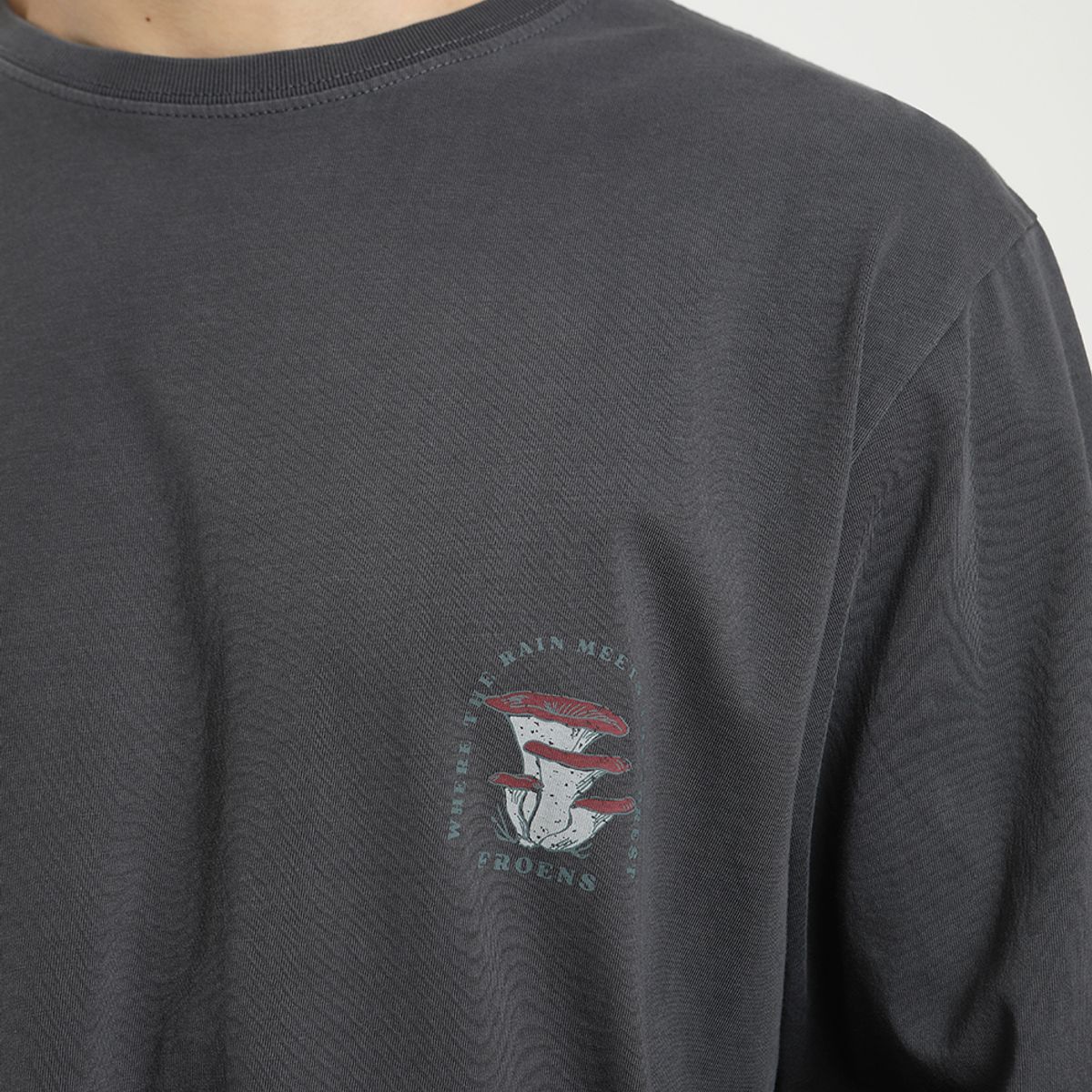 FROENS - Polera manga  larga Hombre Fungi Froens