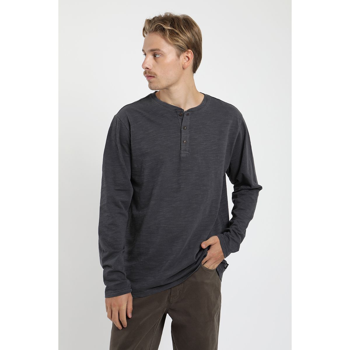 FROENS - Polera manga  larga Hombre Mao Froens