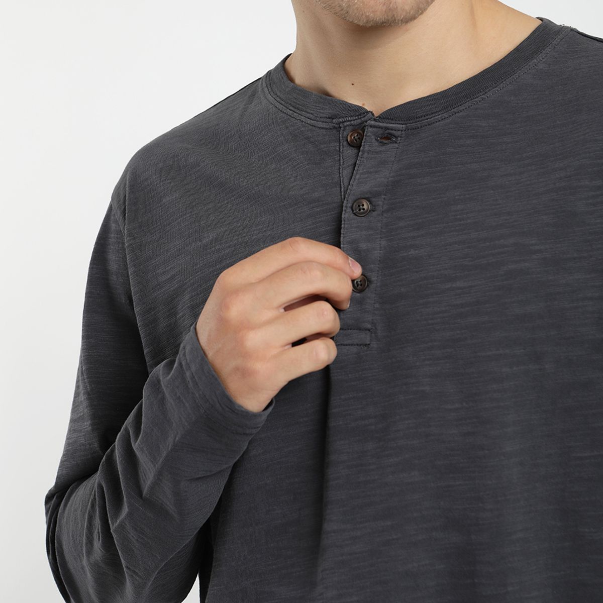 FROENS - Polera manga  larga Hombre Mao Froens