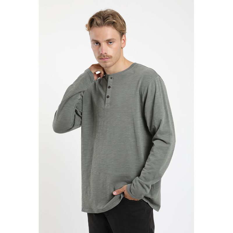 FROENS - Polera manga  larga Hombre Mao Froens