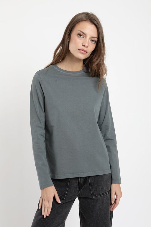 Polera manga larga Mujer Nalca Gris S
