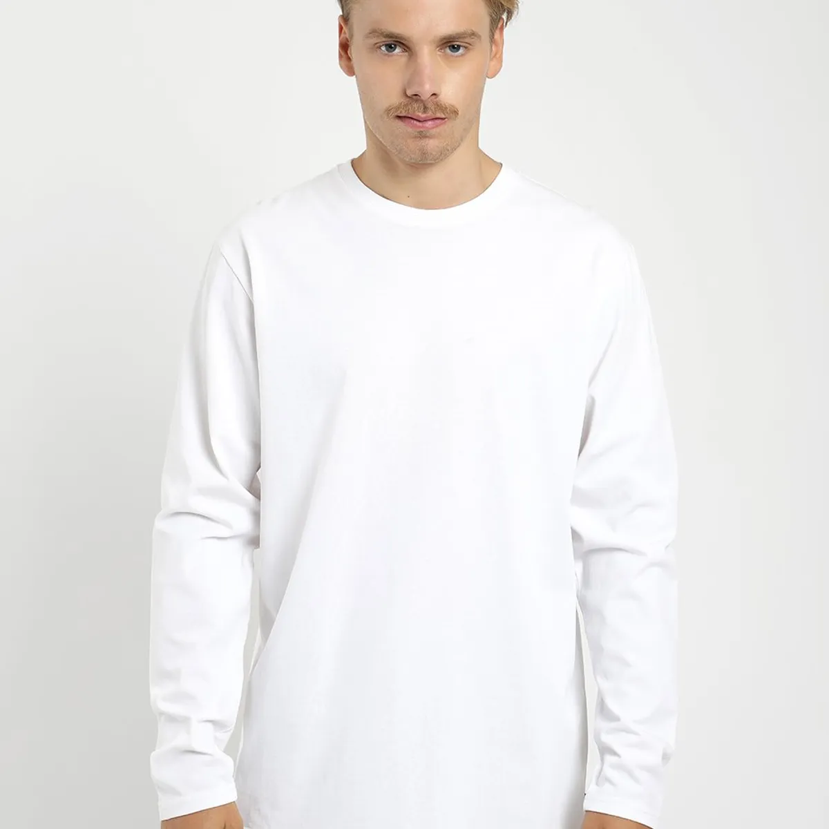 FROENS - Polera Manga Larga Heavy Weight  Plain Hombre Froens