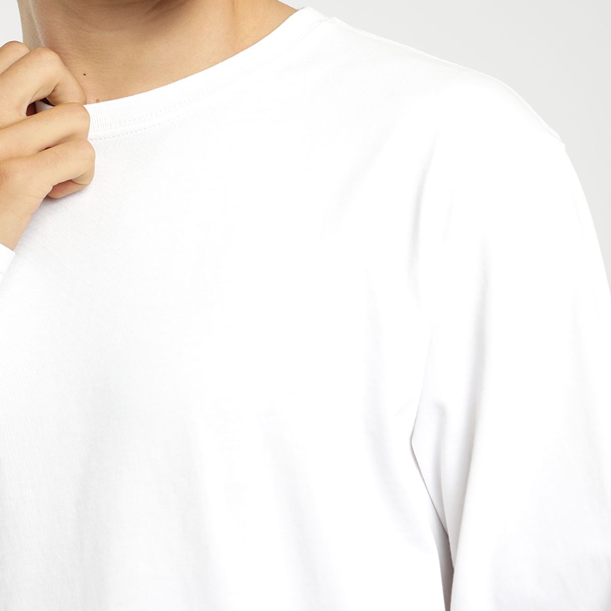 FROENS - Polera Manga Larga Heavy Weight  Plain Hombre Froens