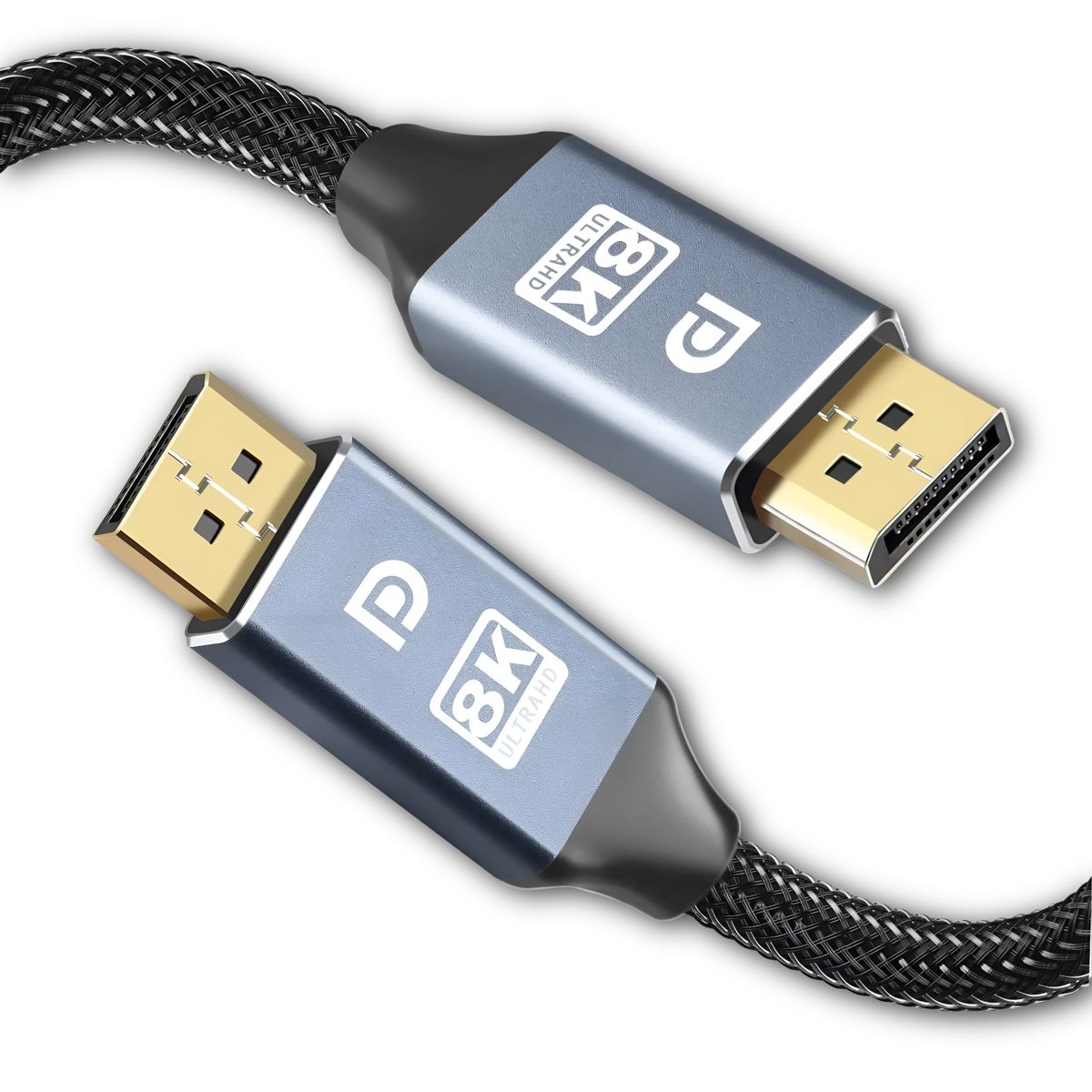 OEM - Cable DisplayPort 8K Profesional Video 32Gbps + Audio 32-Bit