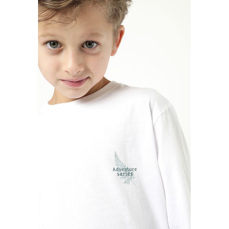 FROENS - Polera Manga Larga Kids Hoja Froens