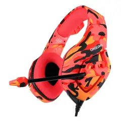 ONIKUMA - Audifonos Gamer K1-B Camouflage Red
