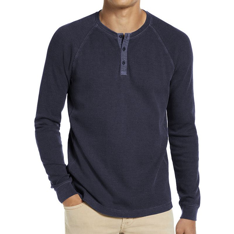 TIOZONEY - Polera Manga Larga Algodón Hombre