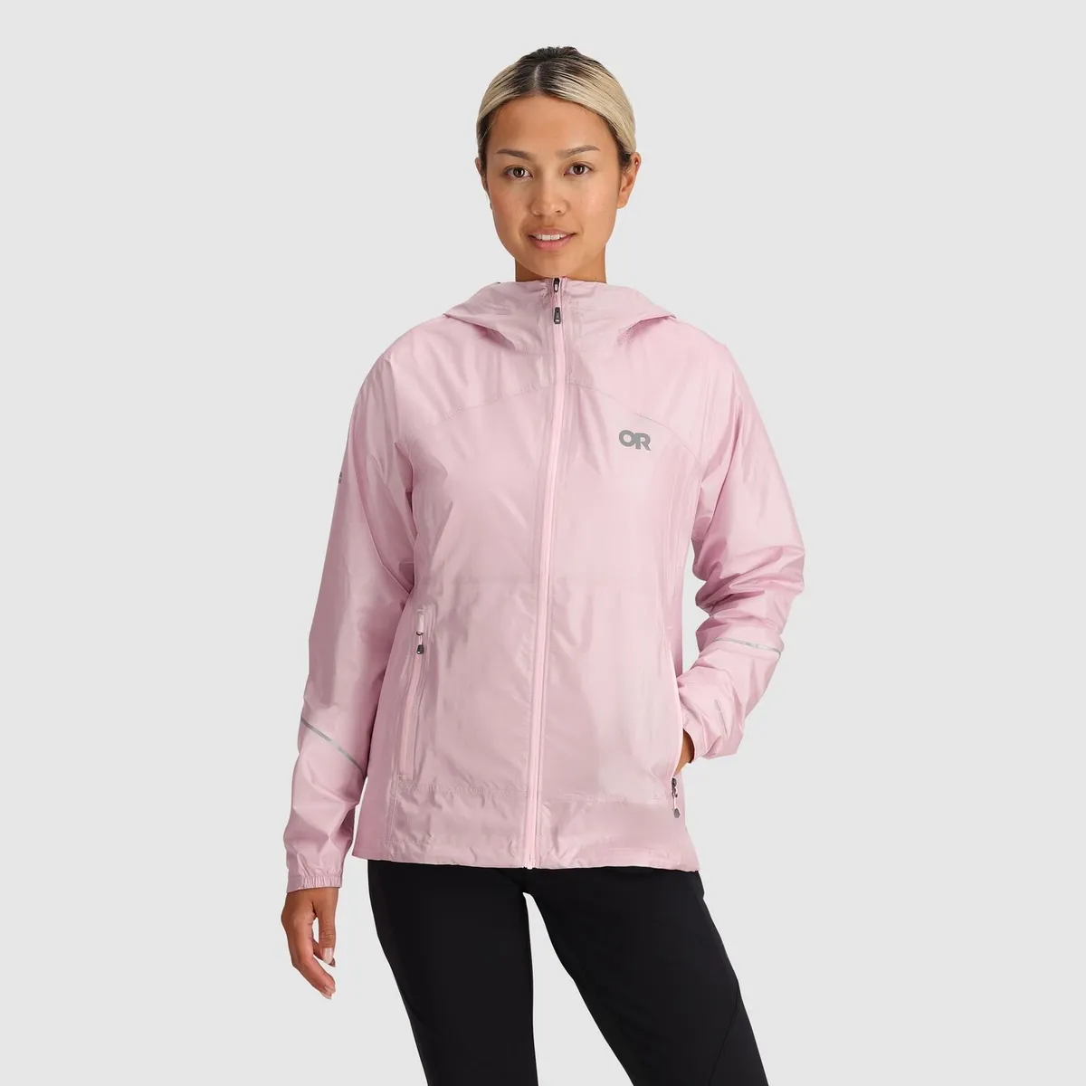OUTDOOR RESEARCH - Chaqueta Mujer Helium Rain Rosado Outdoor Research