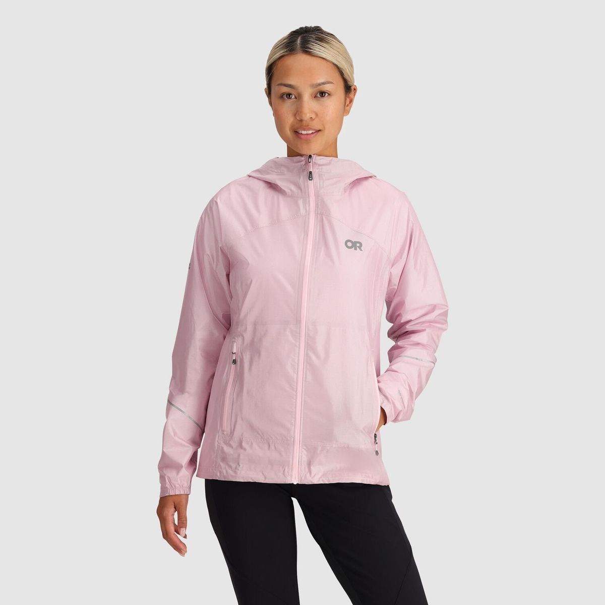OUTDOOR RESEARCH - Chaqueta Mujer Helium Rain Rosado Outdoor Research