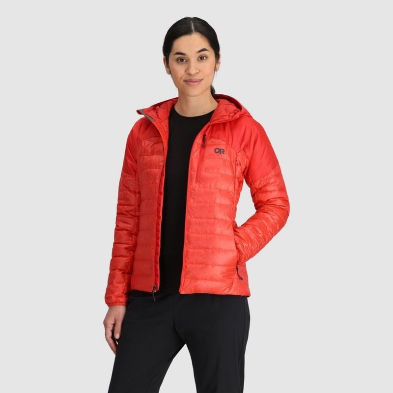 OUTDOOR RESEARCH - Chaqueta Mujer Helium Down Rojo Outdoor Research
