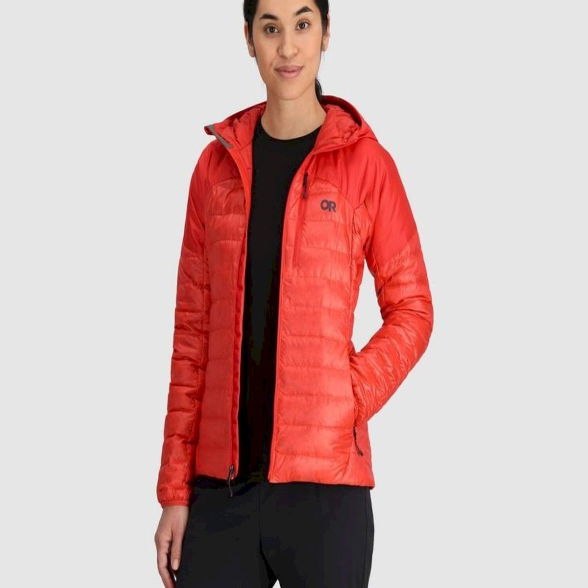 OUTDOOR RESEARCH - Chaqueta Mujer Helium Down Rojo Outdoor Research
