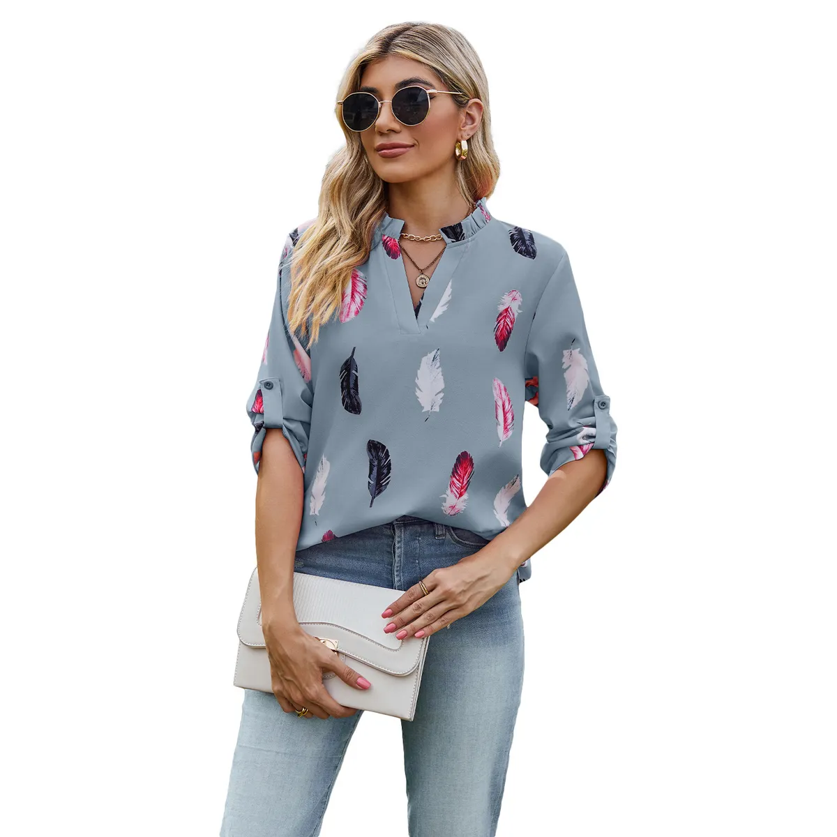 TIOZONEY - Blusa Mujer Verano