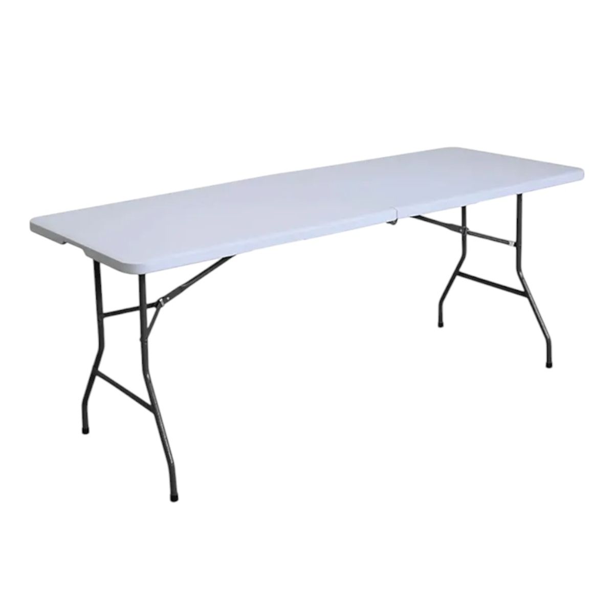 GENERICO - Mesa Plegable 180 Cm Maleta Camping Y Picnic Color Blanco