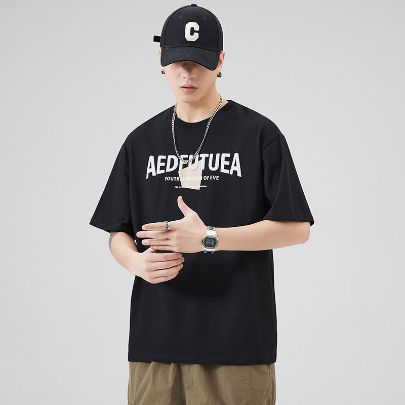 TIOZONEY - Polera Manga Corta Algodón Hombre