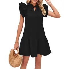 TIOZONEY - Vestido Mujer Corto