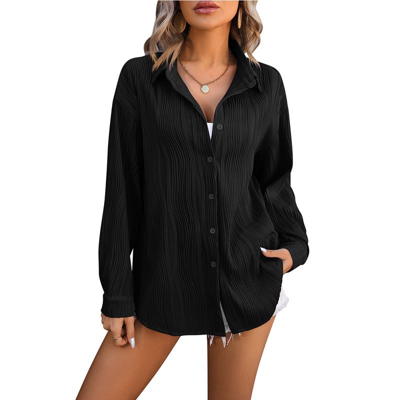 TIOZONEY - Camisa suelta para mujer