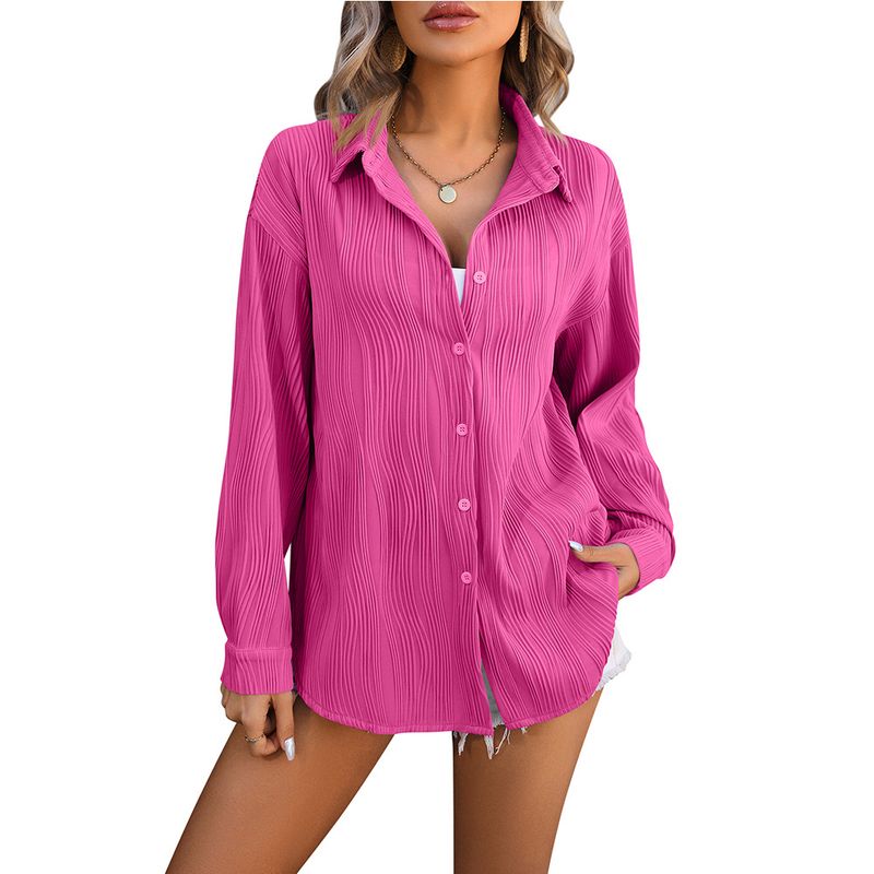 TIOZONEY - Camisa suelta para mujer