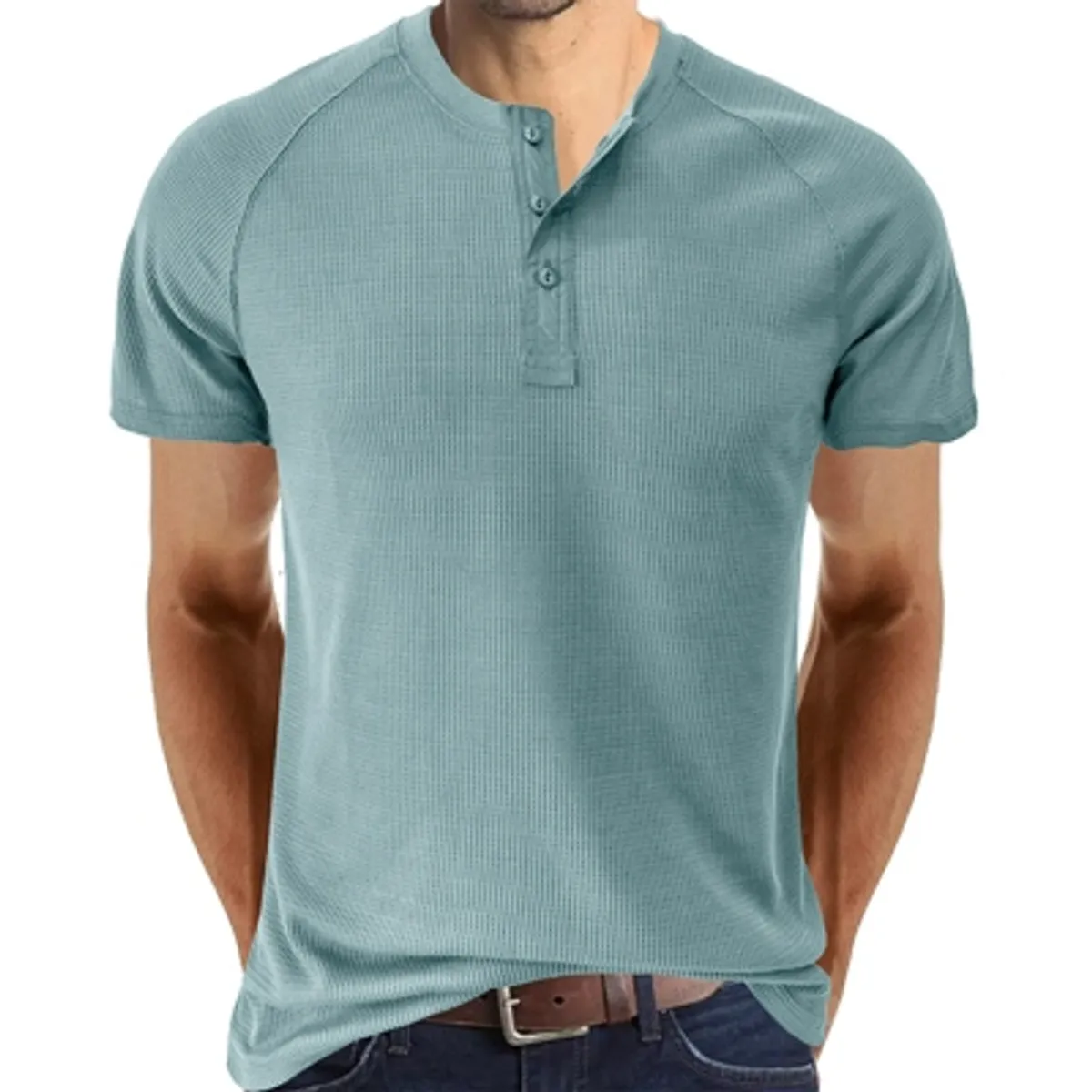 TIOZONEY - Polera Manga Corta Hombre