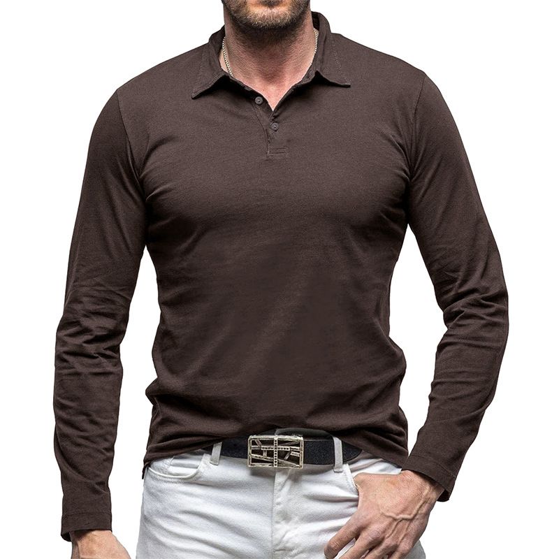 TIOZONEY - Algodón de manga larga para hombre