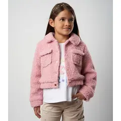 4KIDS - Chaqueta niña sherpa morado 4 Kids