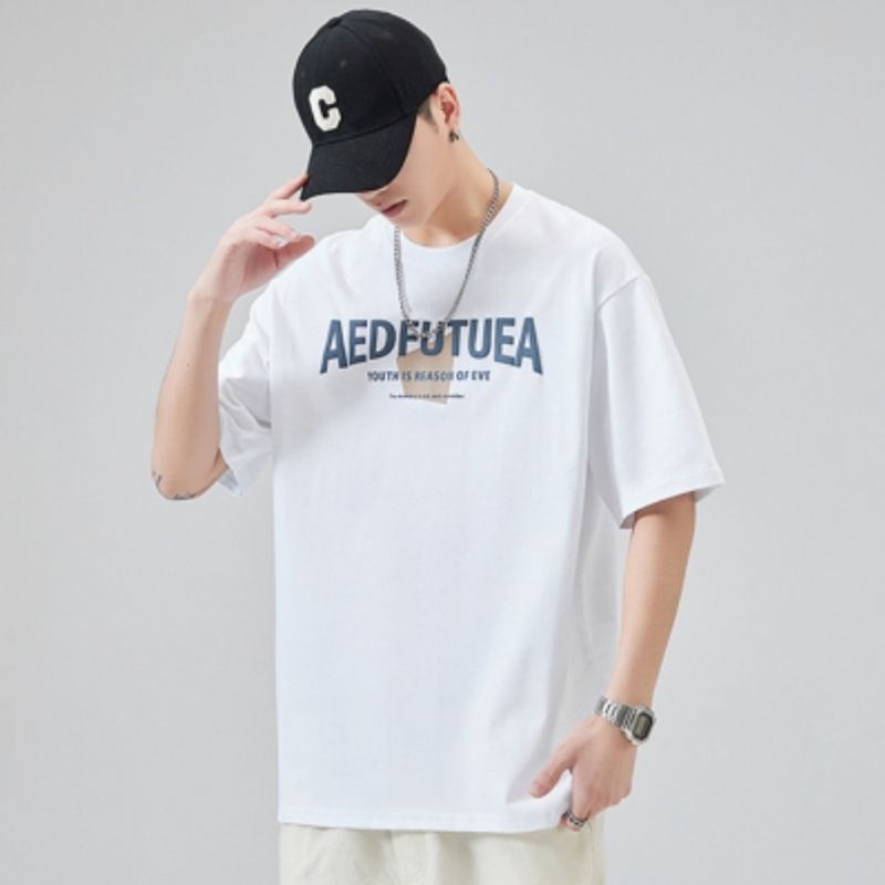 TIOZONEY - Polera Manga Corta Algodón Hombre