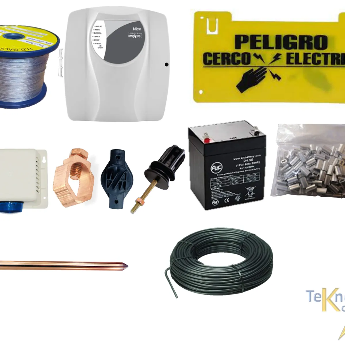 GENERICO - Kit Para Cerco Electrico Genno Nice 40 M