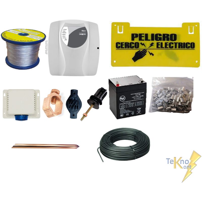 GENERICO - Kit Para Cerco Electrico Genno Nice 40 M
