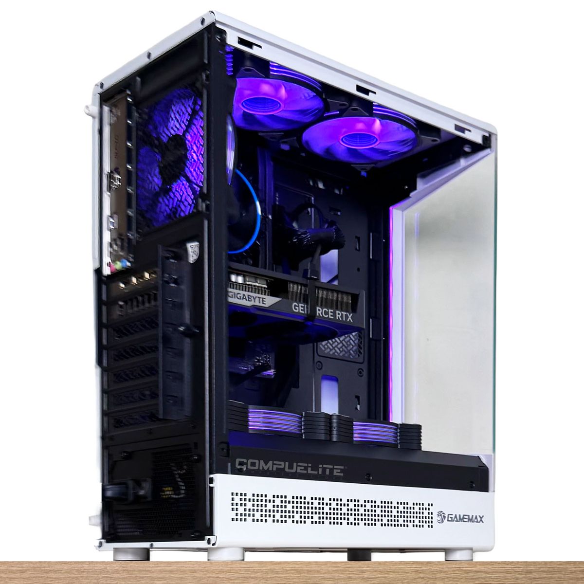 COMPU ELITE - PC Gamer Amd Ryzen 5 5500 6-Core + A520 WIFI + 16GB DDR4 + RTX 3050 6GB