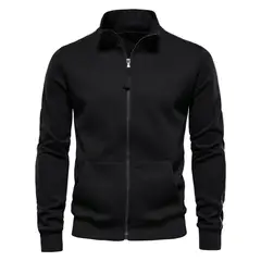 TIOZONEY - Sudadera con cremallera completa hombre