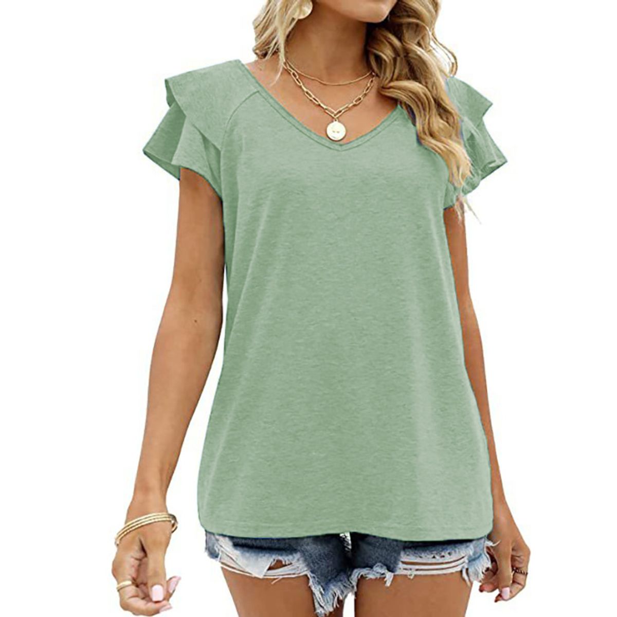 TIOZONEY - Polera Mujer Básica