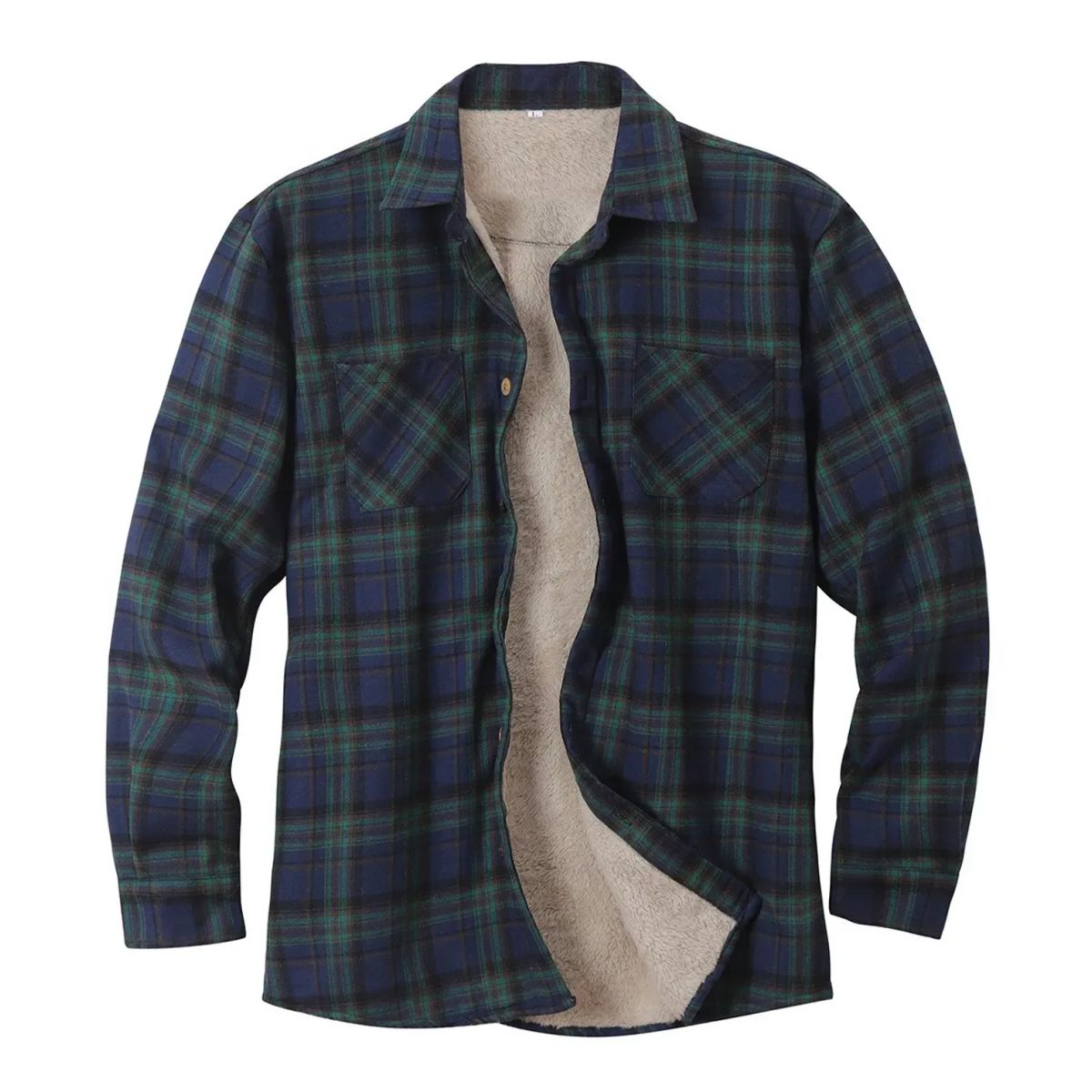 TIOZONEY - Camisa térmica para hombres - Azul