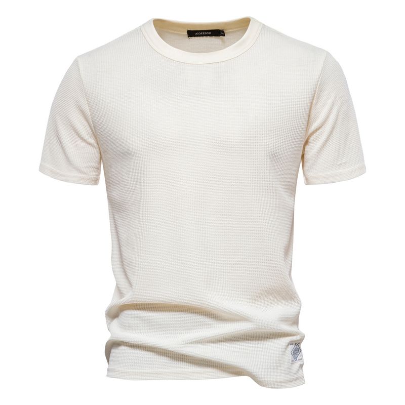 TIOZONEY - Polera Manga Corta Algodón Hombre