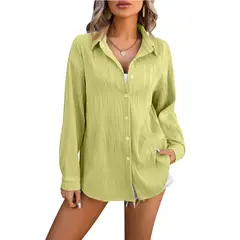 TIOZONEY - Camisa suelta para mujer
